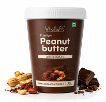 Whollyfit Chocolate Peanut Butter 1kg – High Protein Chocolate Spread | Creamy & Delicious